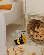 Veilleuse en bois faite main (Abeille joyeuse)