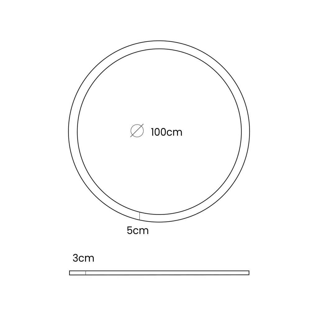 Round Velvet Play Mat for Babies & Children (Blue)