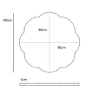 Soft Cloud Play Mat for Babies & Children — Teddy Fleece (Light Grey)