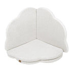 Weiche Wolken-Spielmatte für Babys und Kinder – Teddyfleece (Weiß)