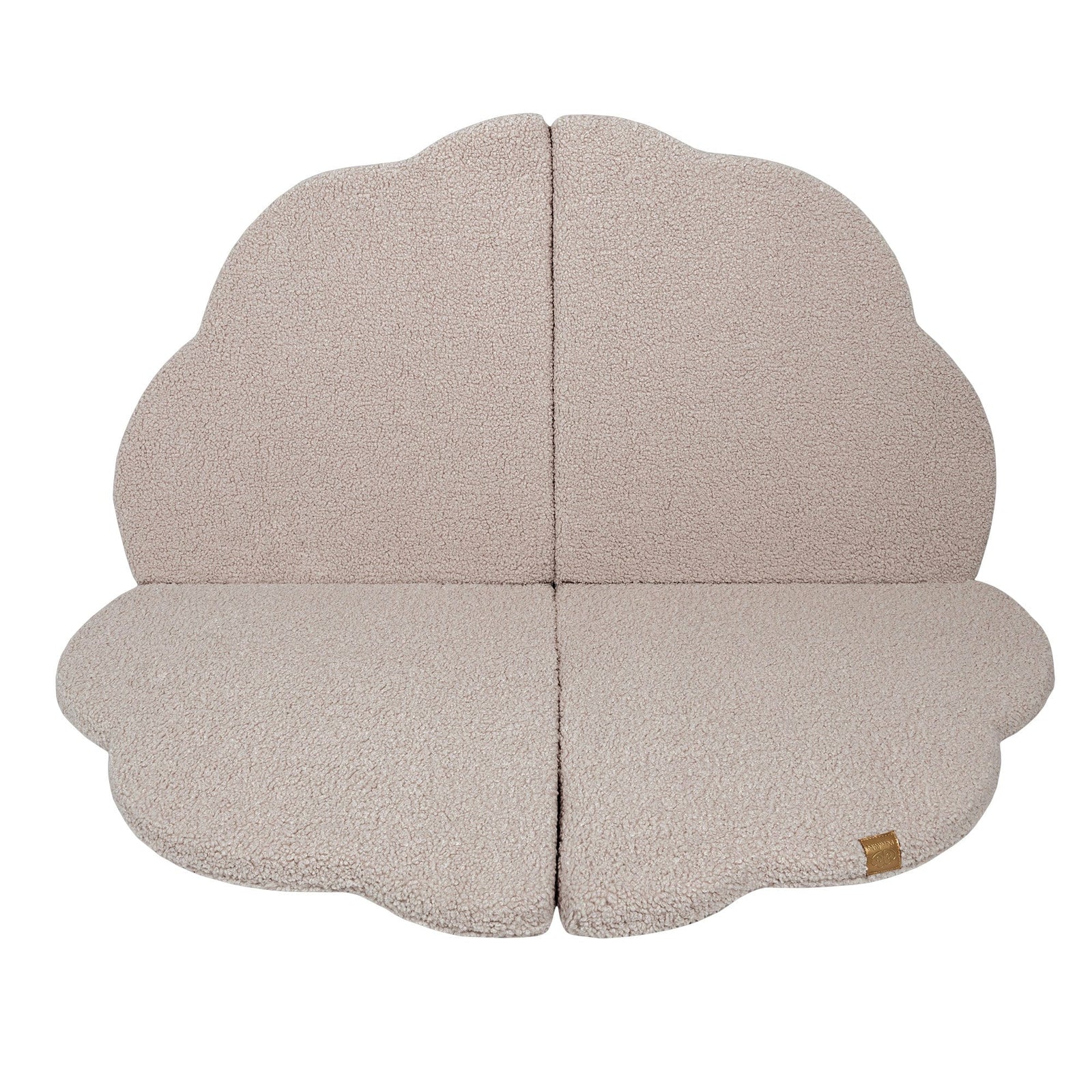 Soft Cloud Play Mat for Babies & Children — Teddy Fleece (Light Grey)