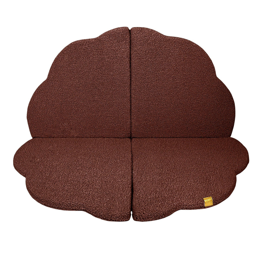 Soft Cloud Play Mat for Babies & Children — Teddy Fleece (Brown)