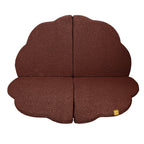 Tapis de jeu nuage doux pour bébés et enfants — Polaire Teddy (Marron)