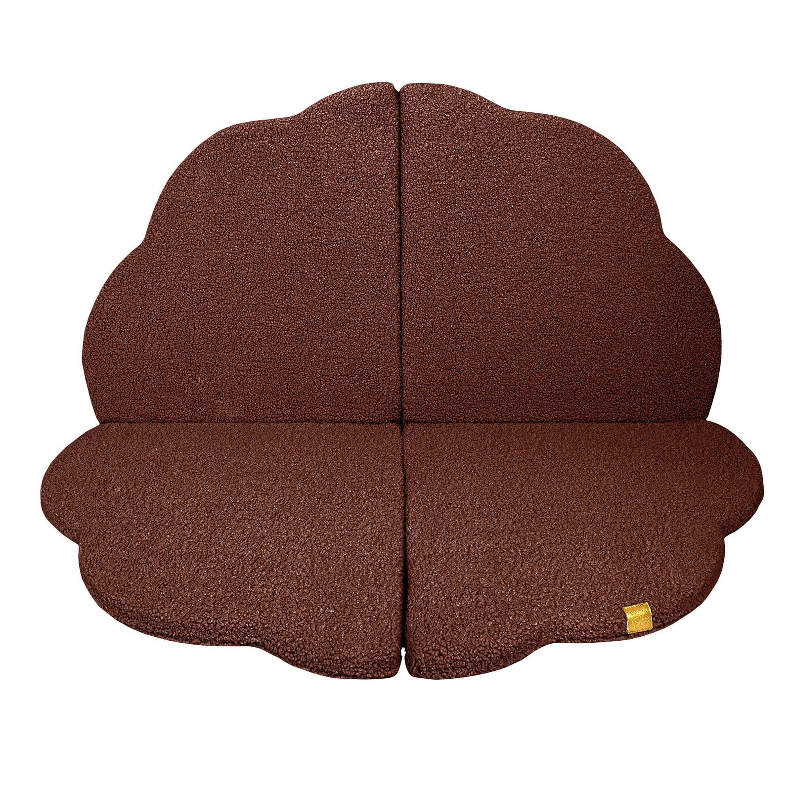 Soft Cloud Play Mat for Babies & Children — Teddy Fleece (Brown)