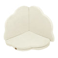 Weiche Wolken-Spielmatte für Babys und Kinder – Teddyfleece (Creme)