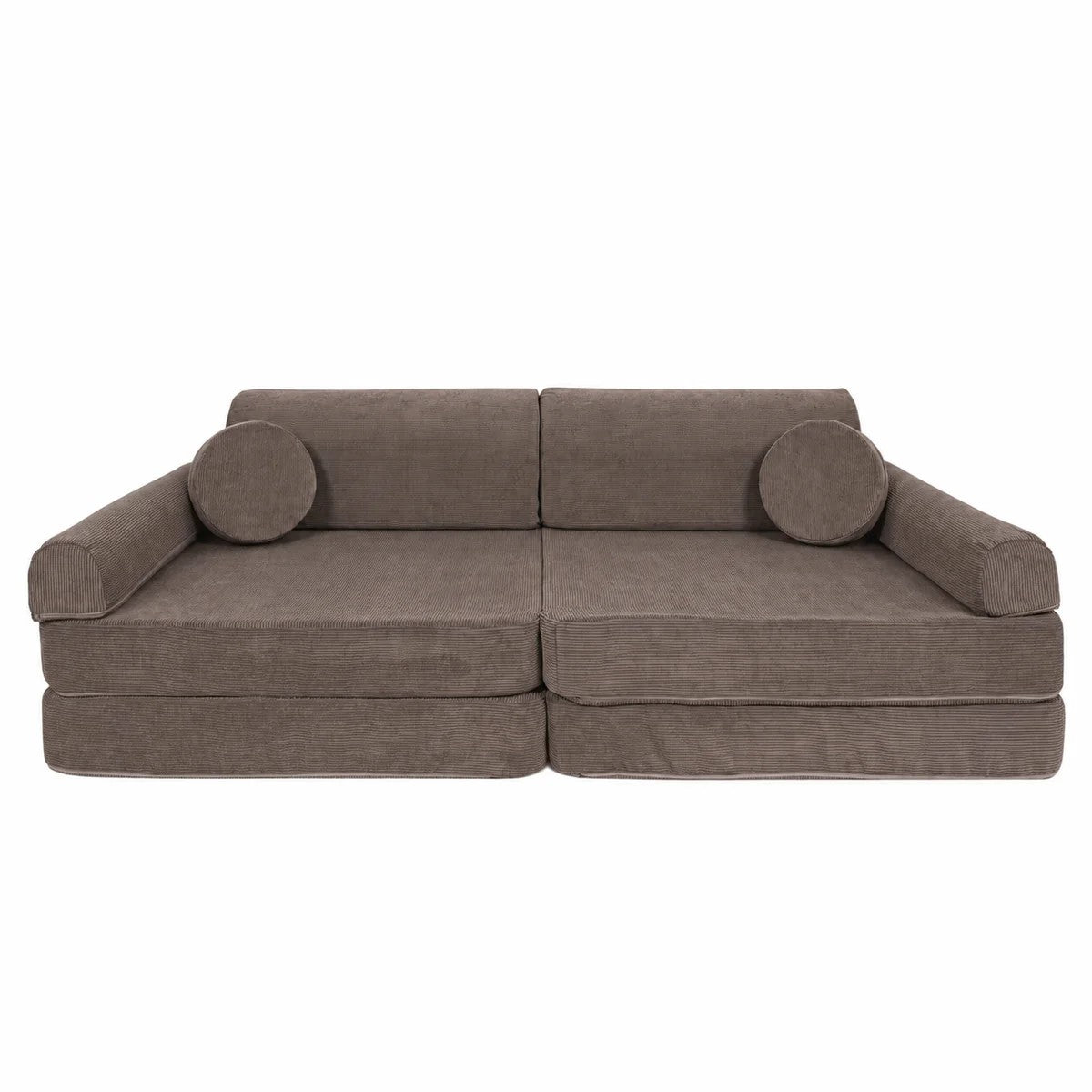 MeowBaby MeowBaby® Large Slimcord Premium Sofa - Taupe