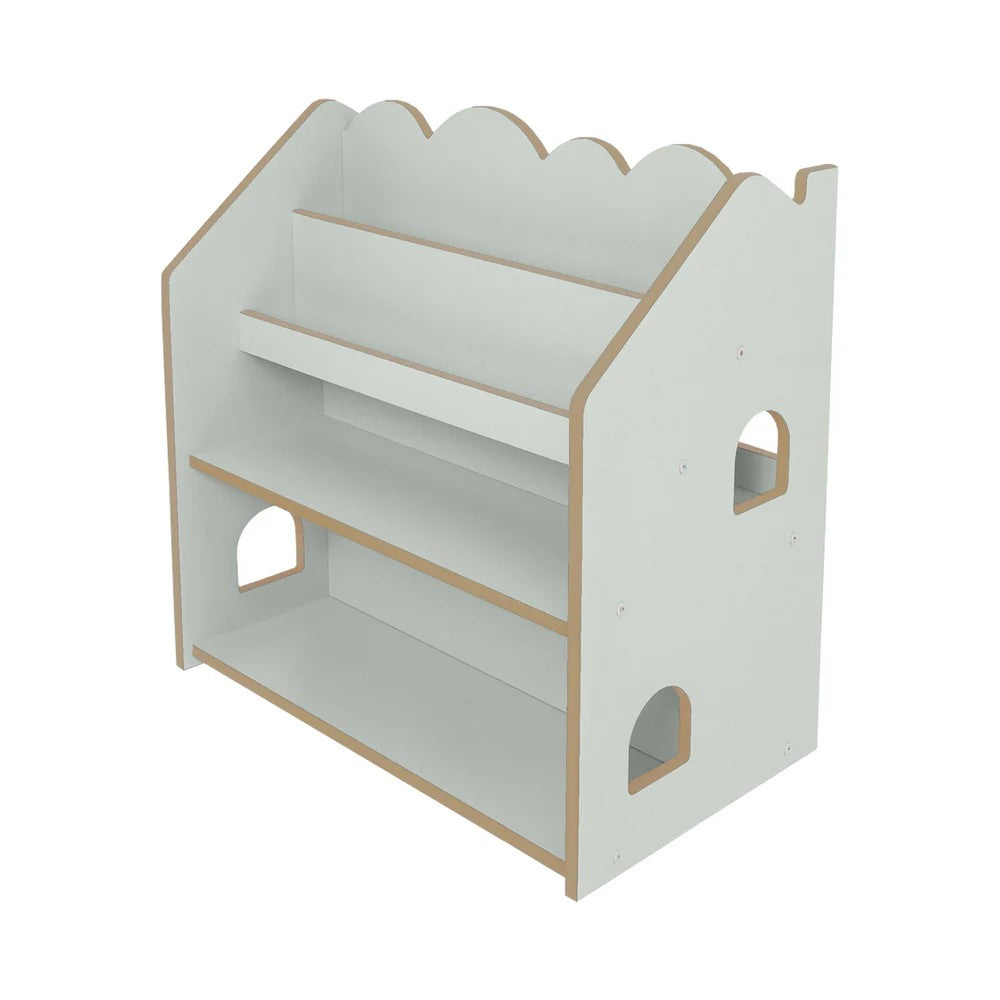 MeowBaby MeowBaby Montessori MDF House Bookcase - Mint, photo 2