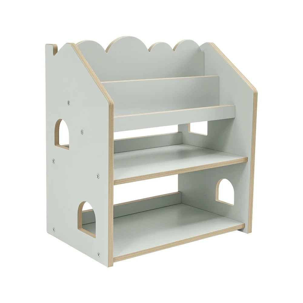 MeowBaby MeowBaby Montessori MDF House Bookcase - Mint