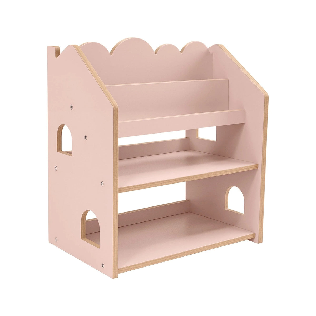 MeowBaby MeowBaby Montessori MDF House Bookcase - Pink