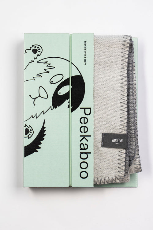 Merino baby blanket - Doggy