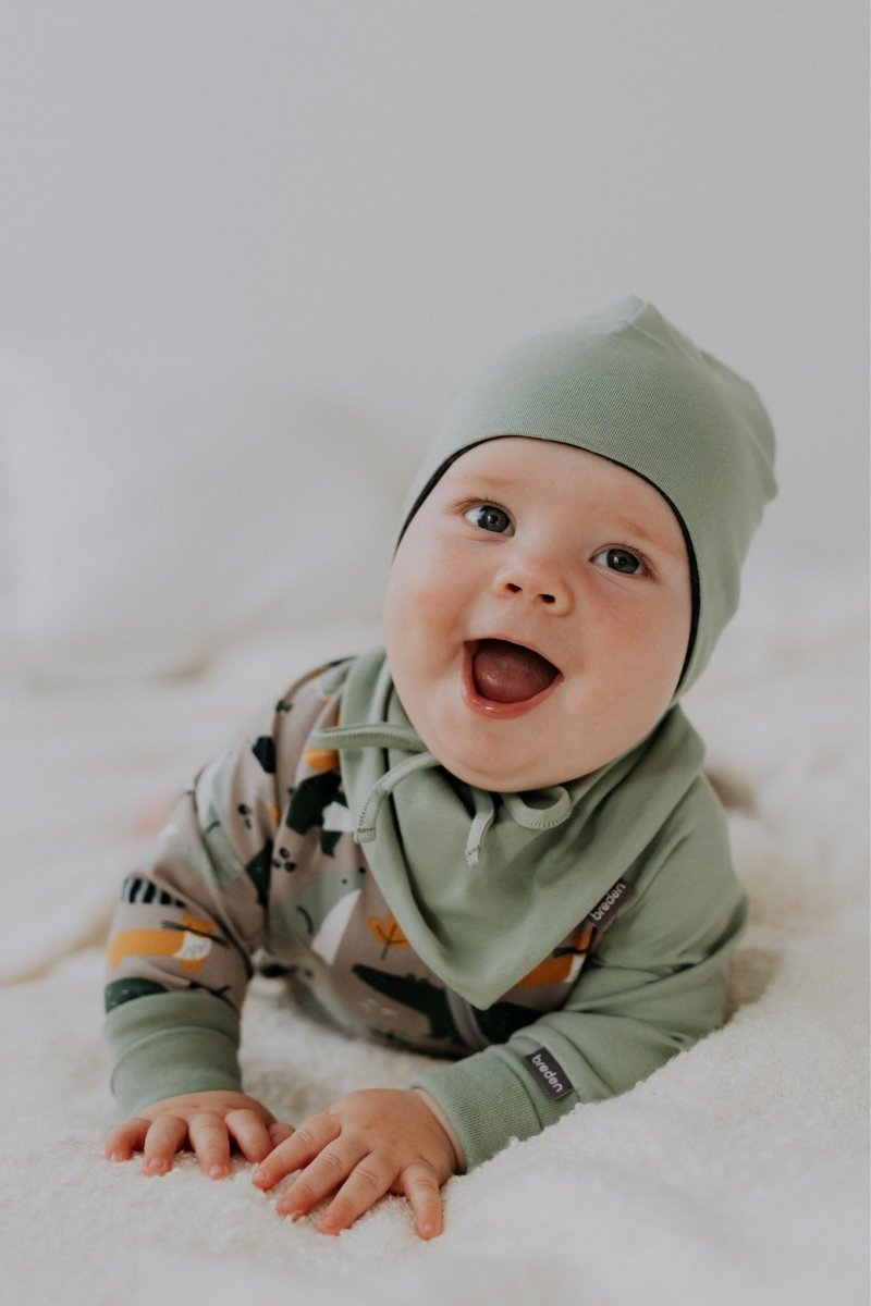 Merino-Lined Baby Tie Hat (Gea) - Tiny Tugz™