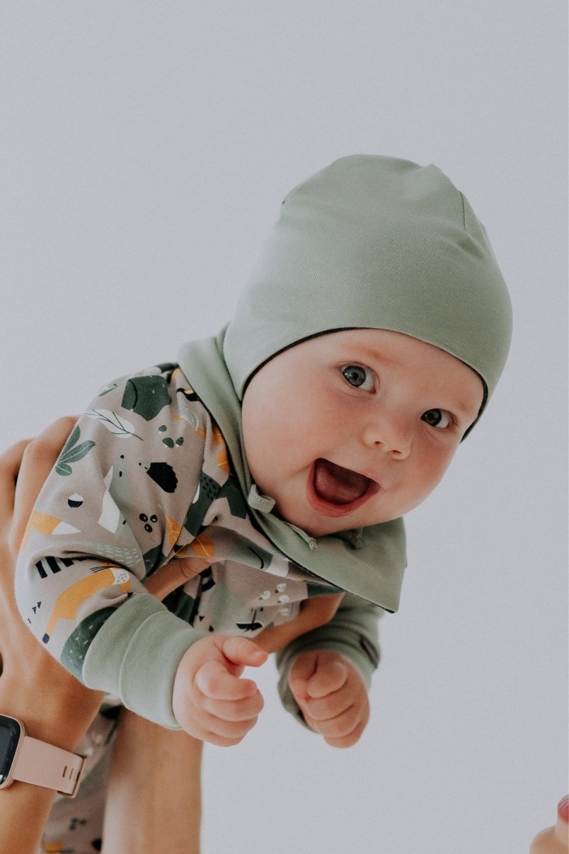 Merino-Lined Baby Tie Hat (Gea) - Tiny Tugz™