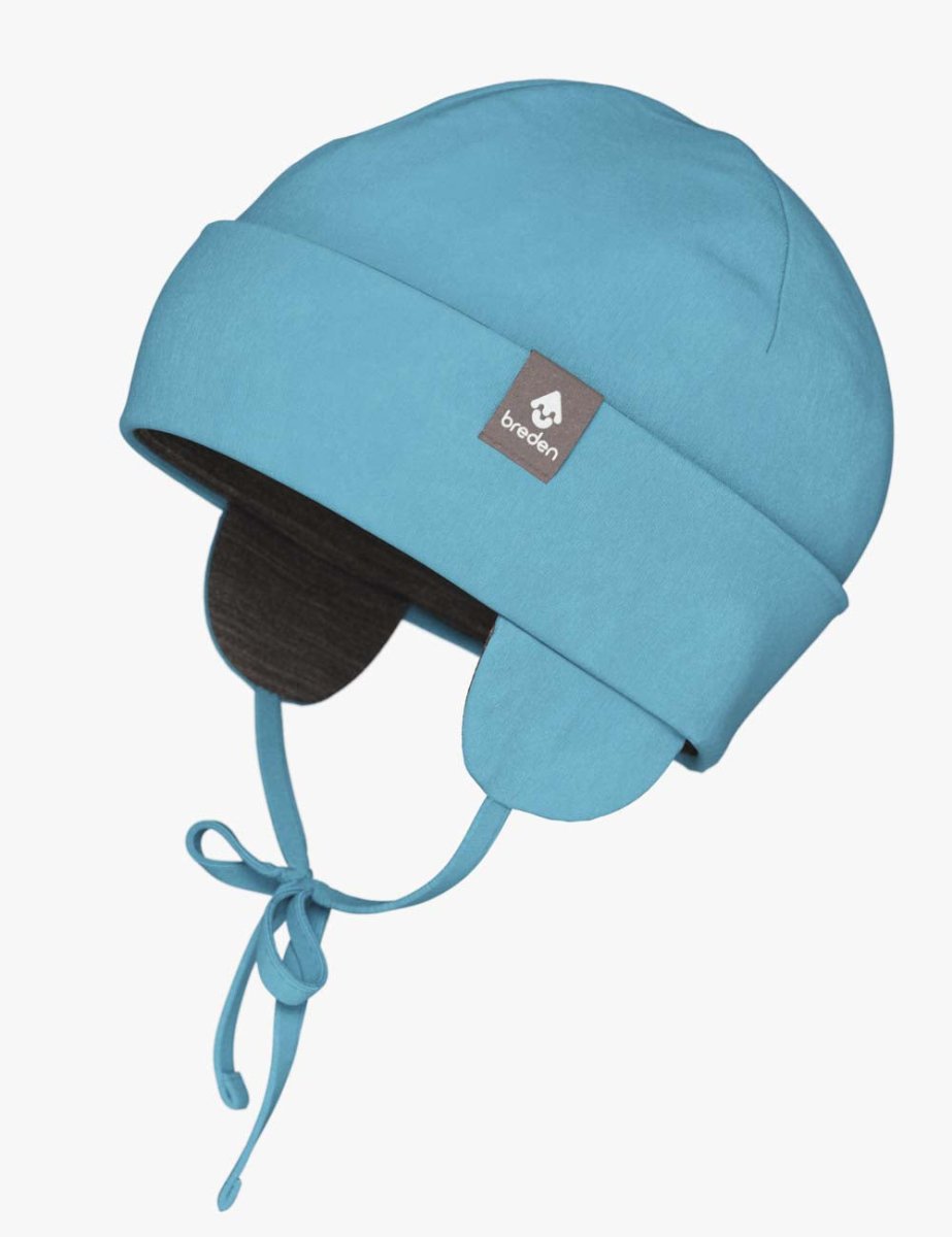 Merino-Lined Baby Tie Hat (Mika) - Tiny Tugz™