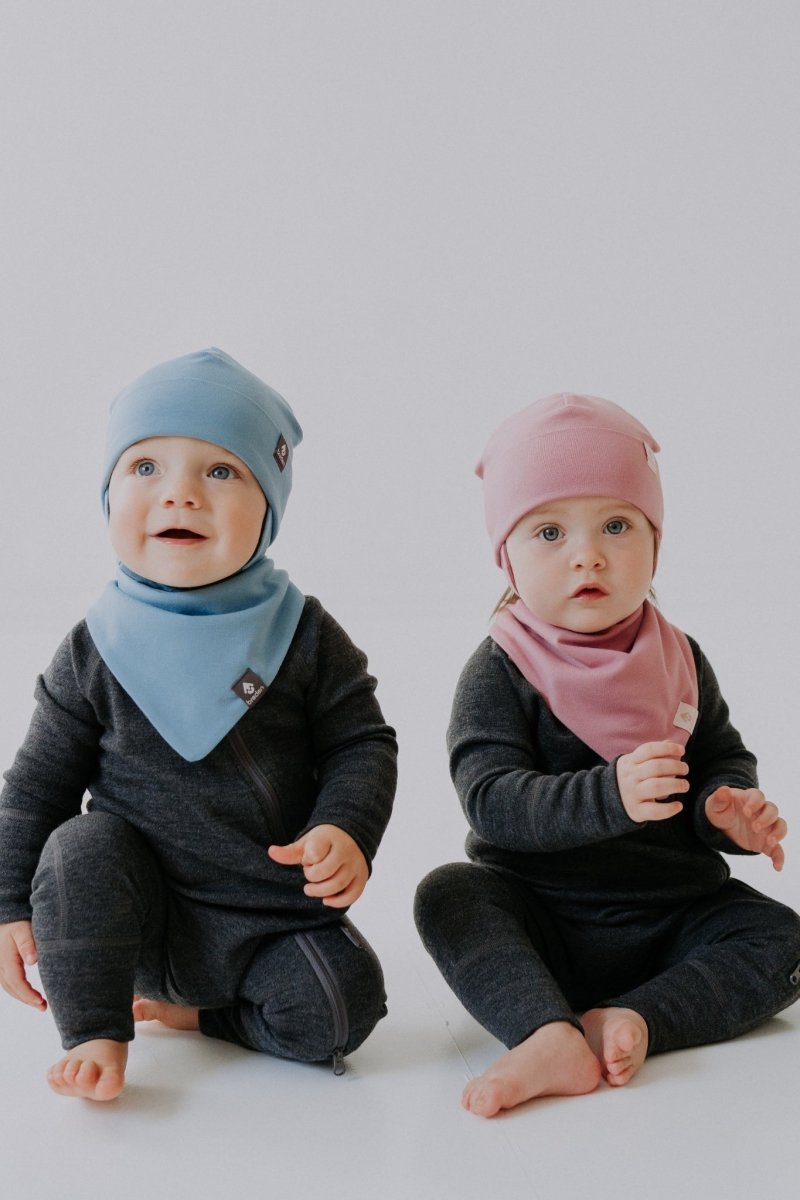 Merino-Lined Baby Tie Hat (Mika) - Tiny Tugz™