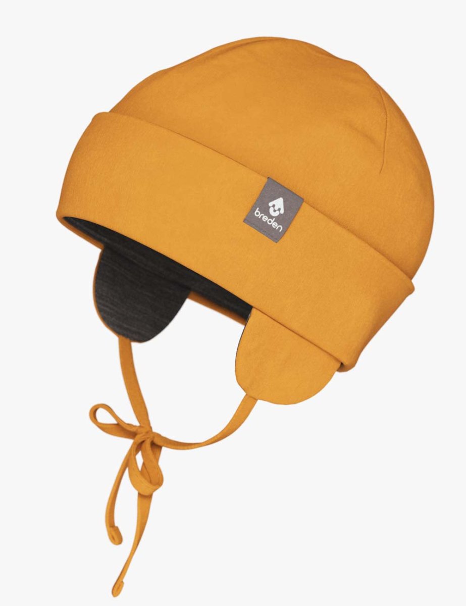 Merino-Lined Baby Tie Hat (Mika) - Tiny Tugz™