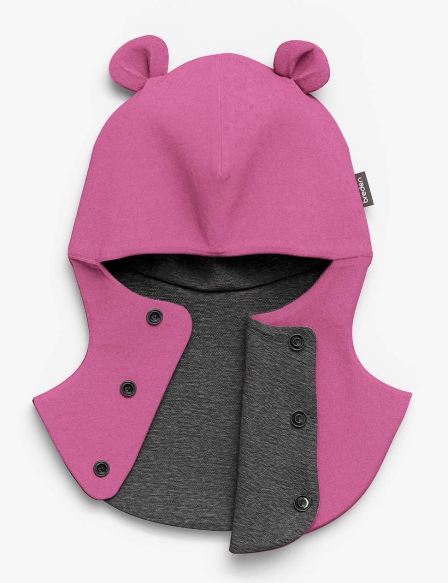 Merino-Lined Cotton Baby Hooded Hat (Maison) - Tiny Tugz™