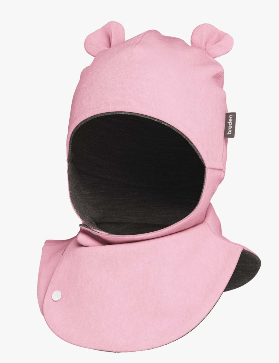 Merino-Lined Cotton Baby Hooded Hat (Maison) - Tiny Tugz™