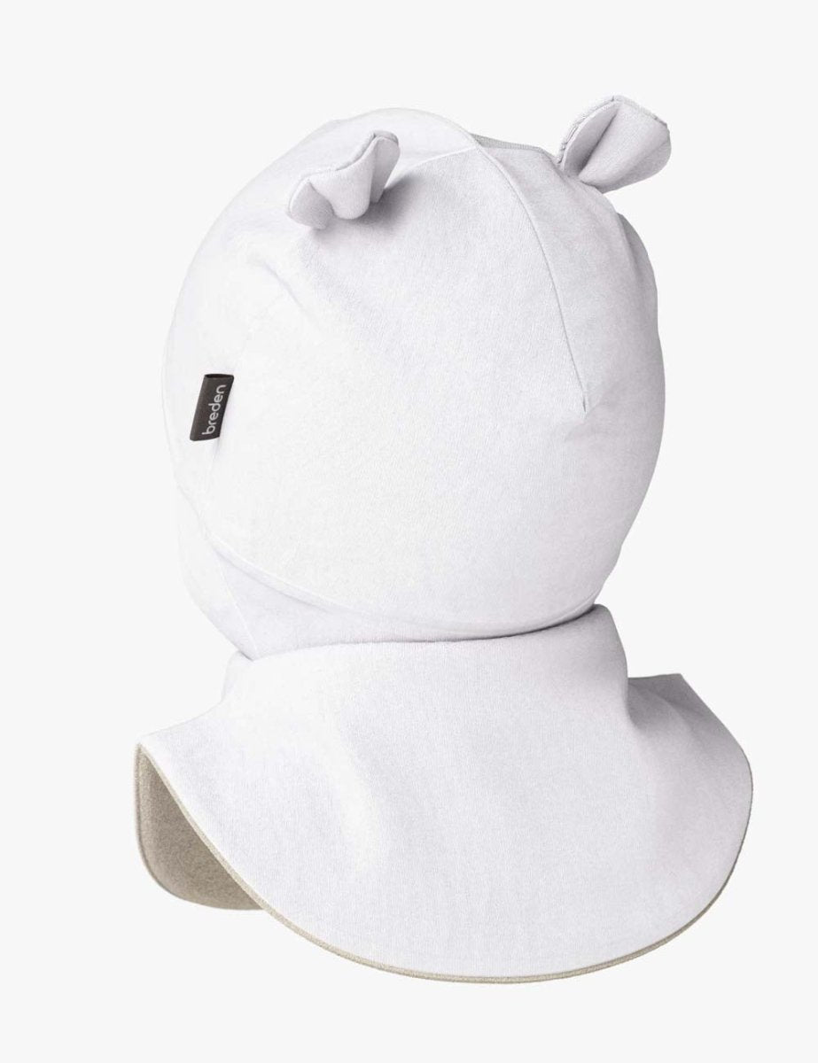 Merino-Lined Cotton Baby Hooded Hat (Maison) - Tiny Tugz™