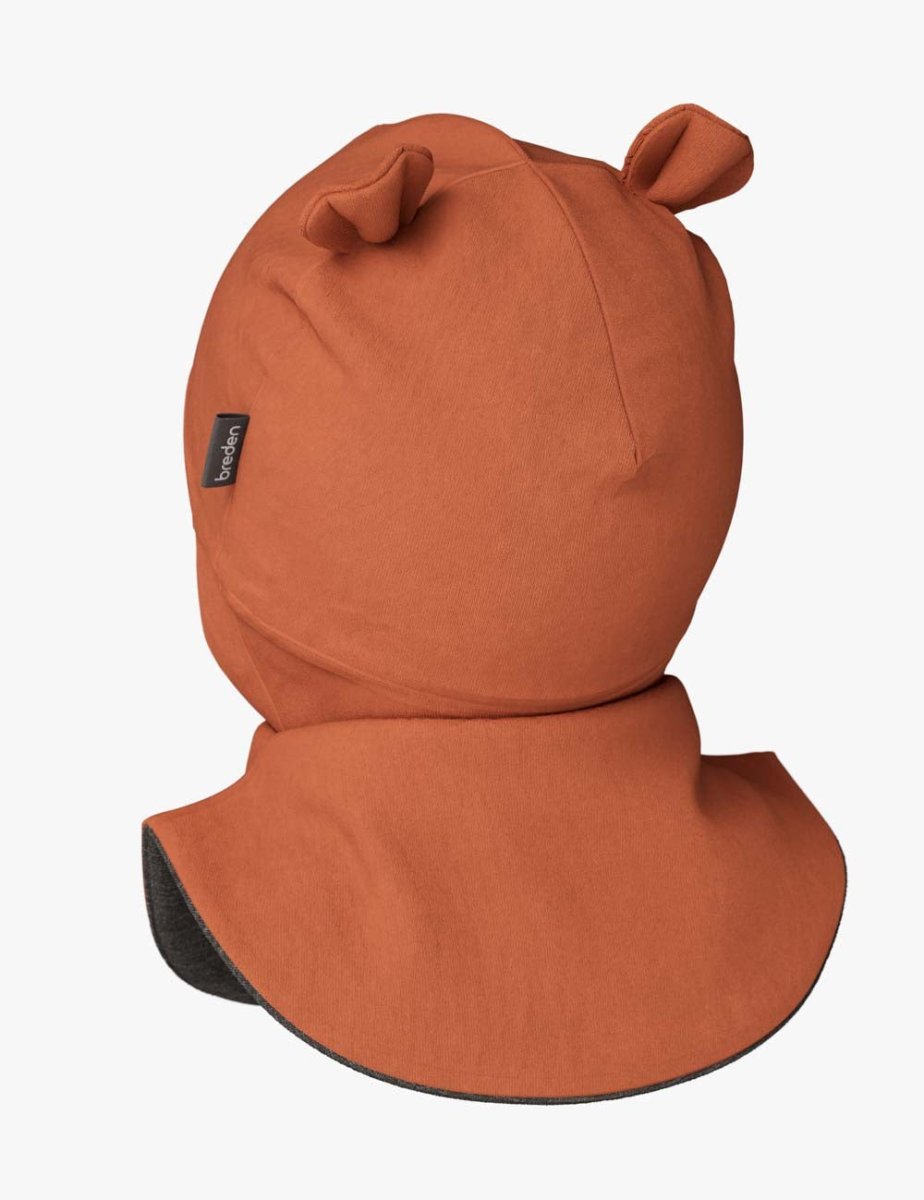 Merino-Lined Cotton Baby Hooded Hat (Maison) - Tiny Tugz™