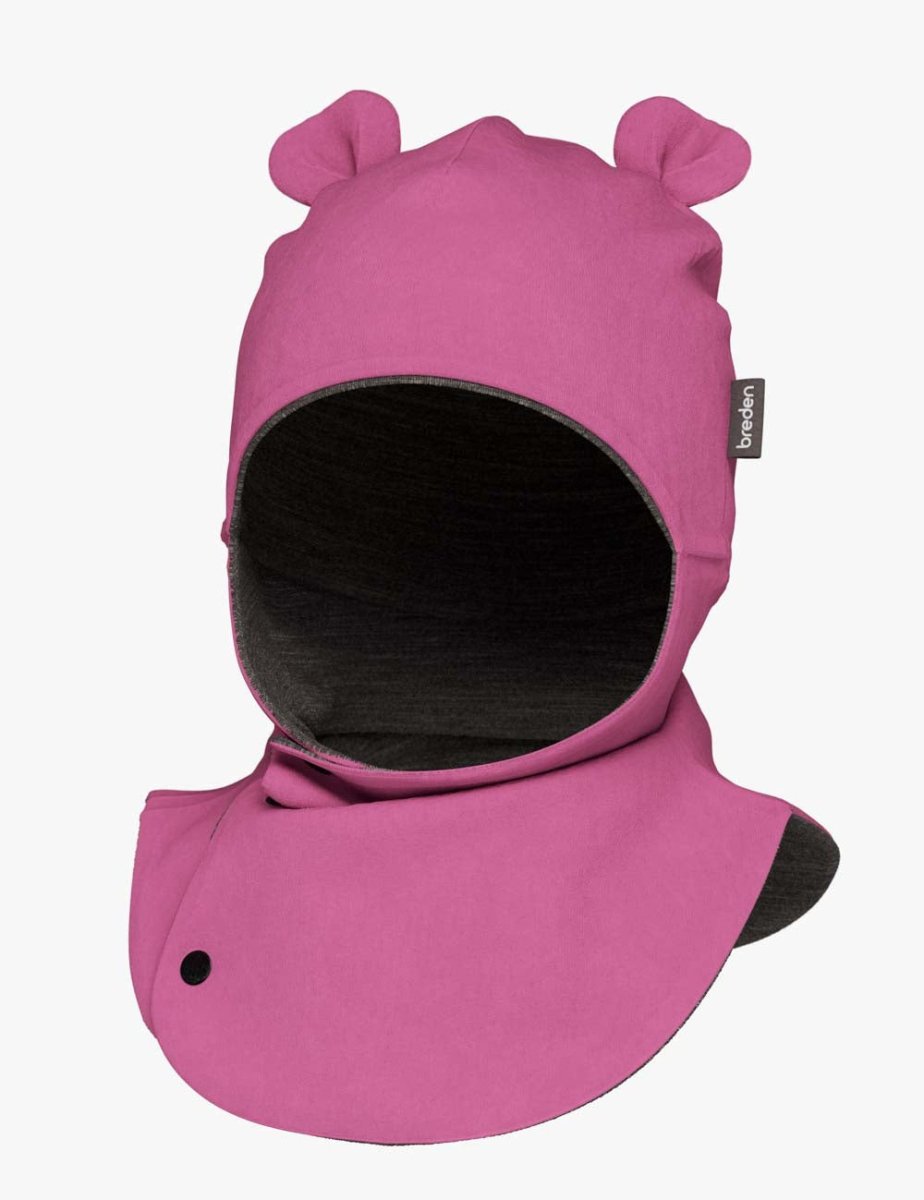 Merino-Lined Cotton Baby Hooded Hat (Maison) - Tiny Tugz™