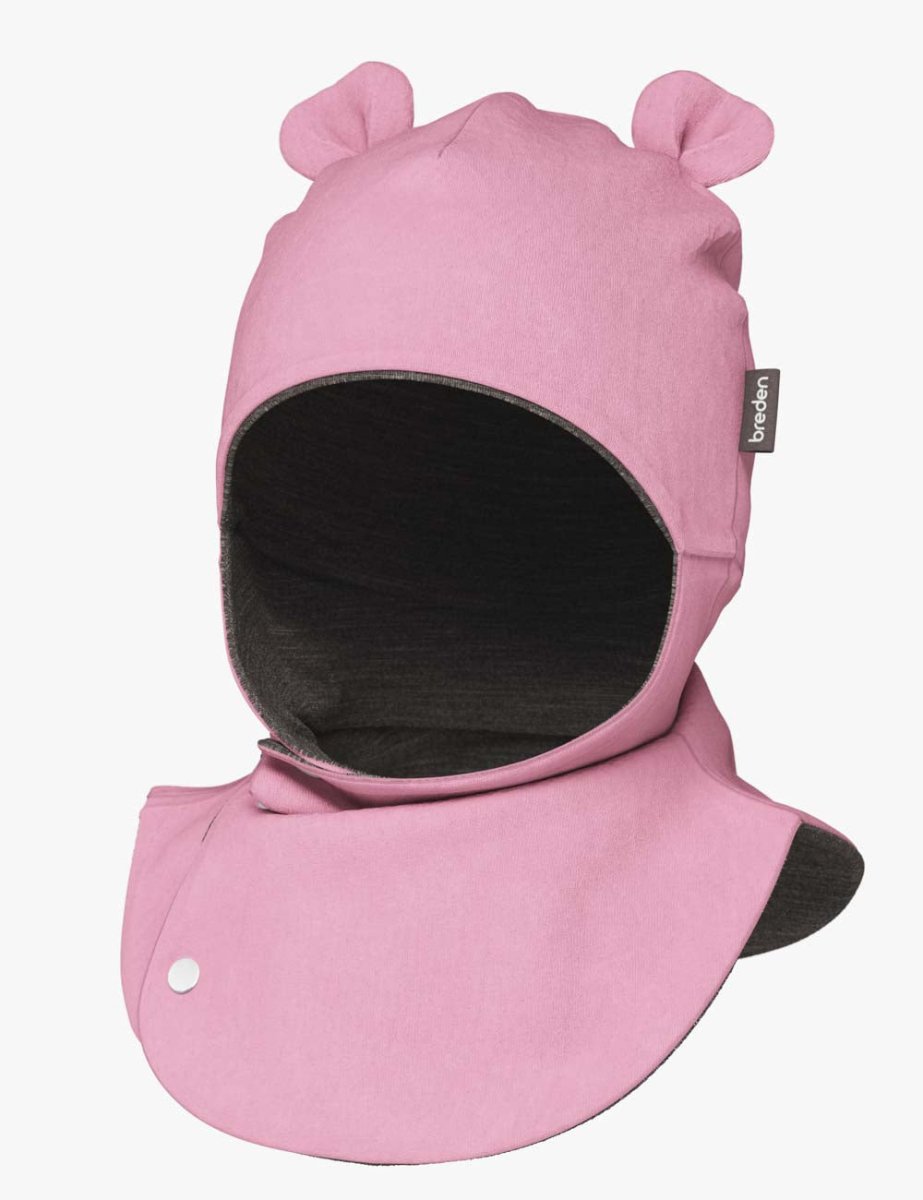 Merino-Lined Cotton Baby Hooded Hat (Maison) - Tiny Tugz™