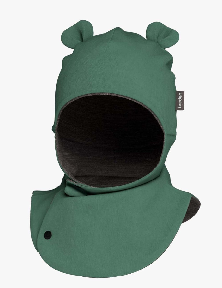 Merino-Lined Cotton Baby Hooded Hat (Maison) - Tiny Tugz™