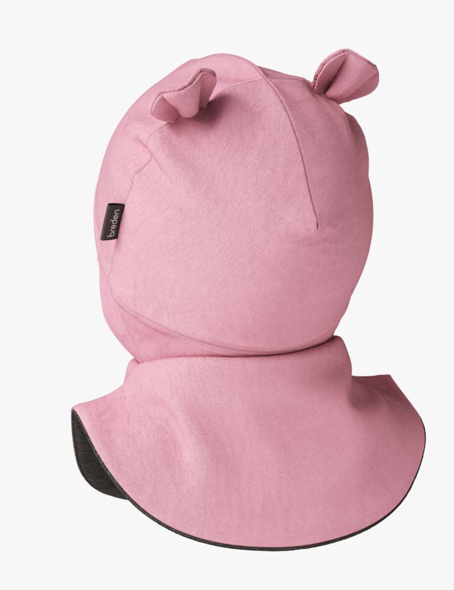 Merino-Lined Cotton Baby Hooded Hat (Maison) - Tiny Tugz™
