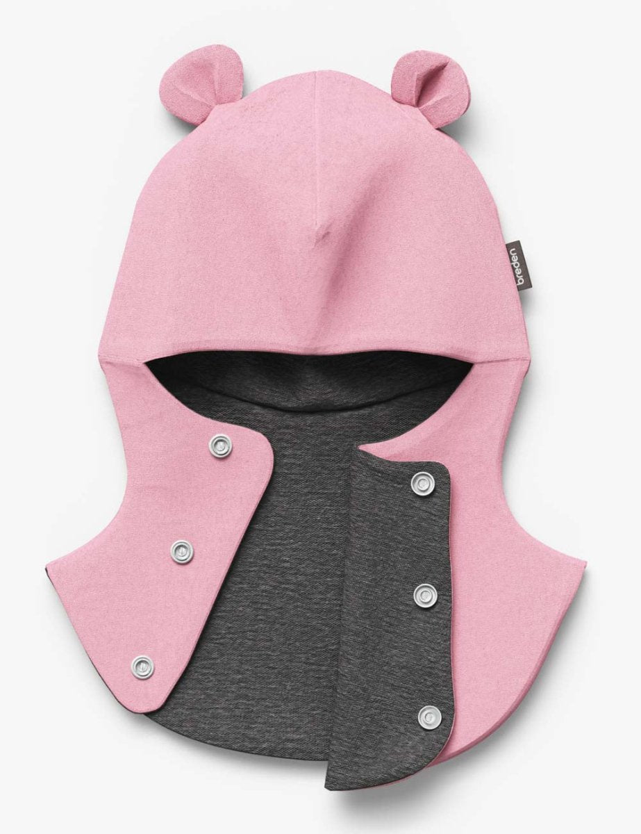 Merino-Lined Cotton Baby Hooded Hat (Maison) - Tiny Tugz™