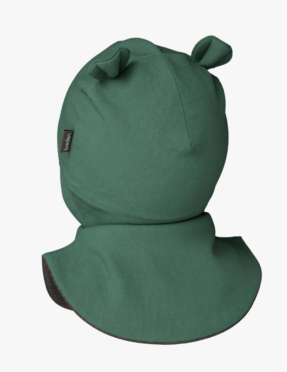 Merino-Lined Cotton Baby Hooded Hat (Maison) - Tiny Tugz™