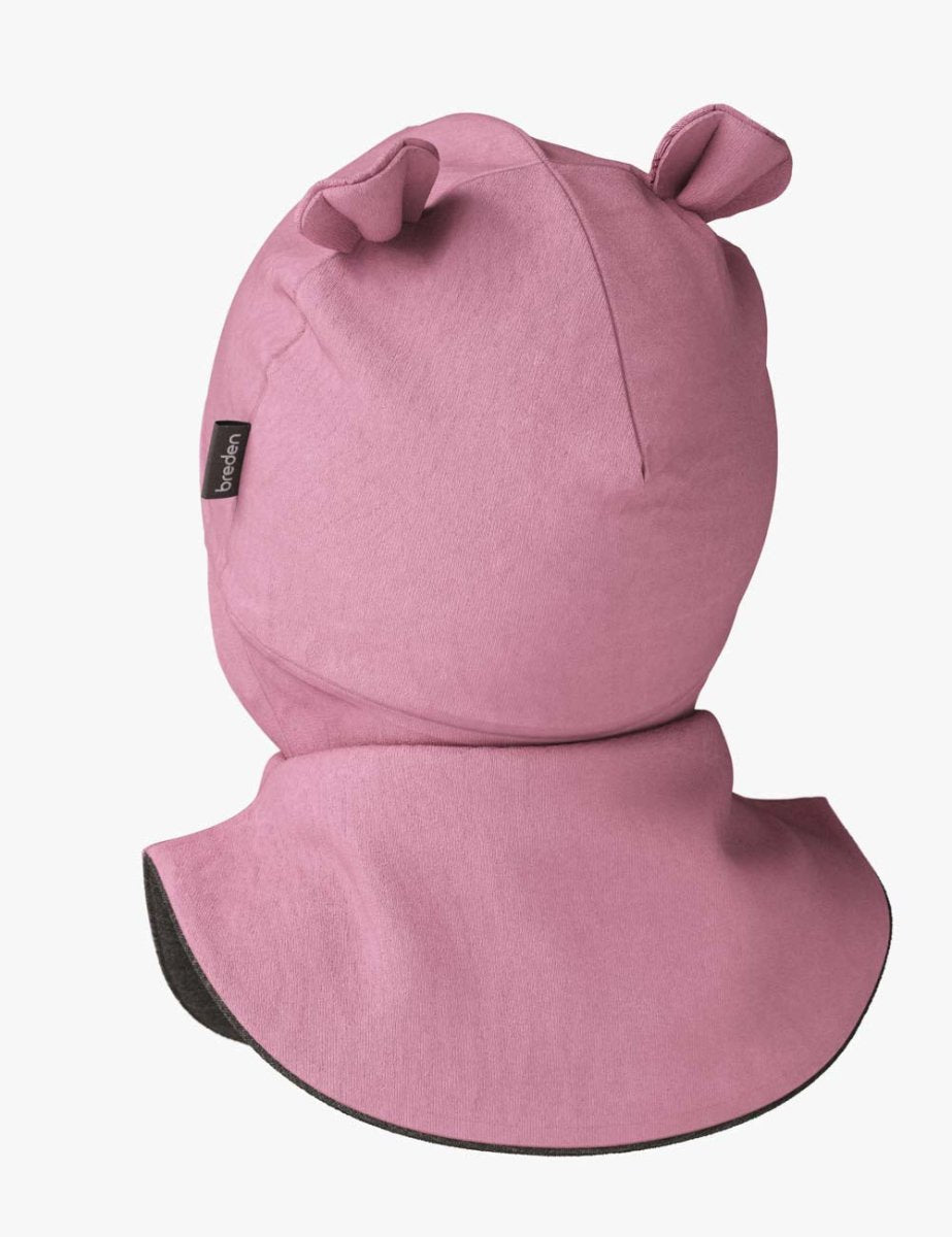 Merino-Lined Cotton Baby Hooded Hat (Maison) - Tiny Tugz™