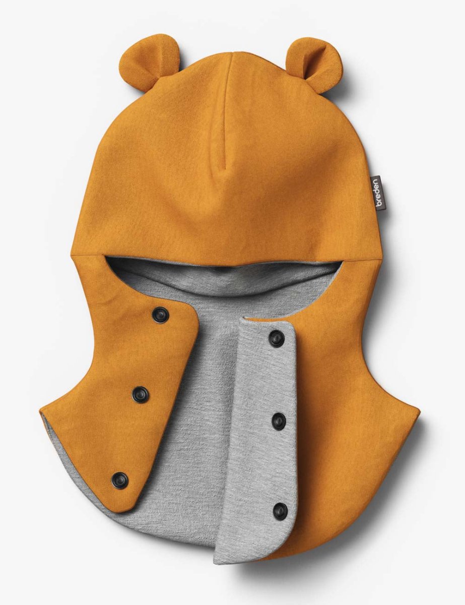 Merino-Lined Cotton Teddy Hooded Baby Hat & Scarf (Caison) - Tiny Tugz™