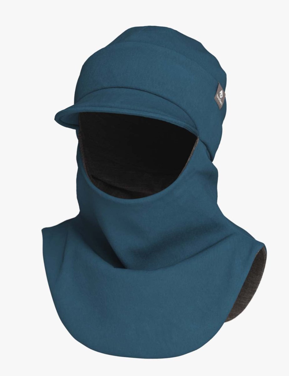 Merino-Lined Toddlers & Kids Peaked Hooded Hat & Scarf (Morris) - Tiny Tugz™