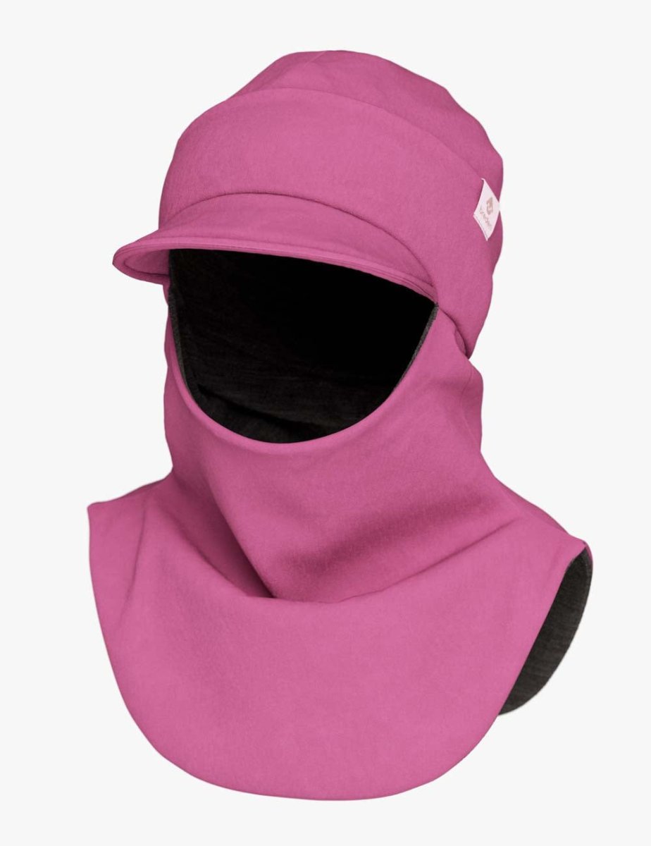 Merino-Lined Toddlers & Kids Peaked Hooded Hat & Scarf (Morris) - Tiny Tugz™