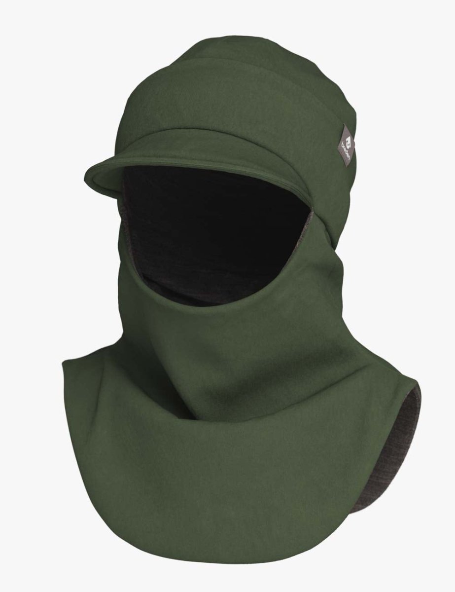 Merino-Lined Toddlers & Kids Peaked Hooded Hat & Scarf (Morris) - Tiny Tugz™