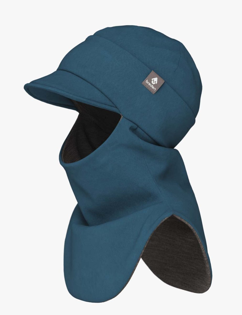 Merino-Lined Toddlers & Kids Peaked Hooded Hat & Scarf (Morris) - Tiny Tugz™