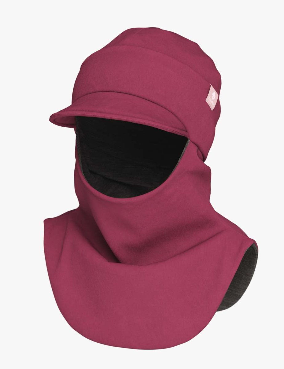 Merino-Lined Toddlers & Kids Peaked Hooded Hat & Scarf (Morris) - Tiny Tugz™