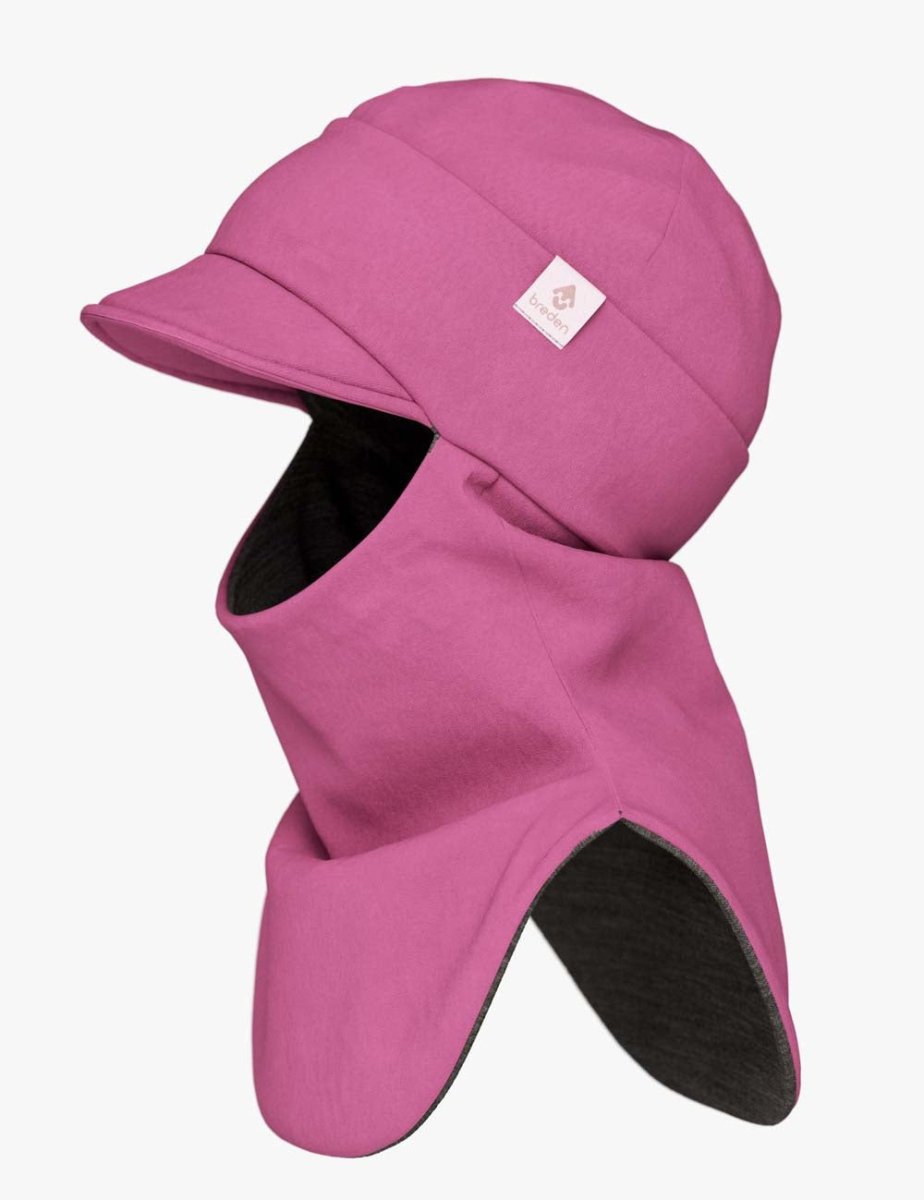 Merino-Lined Toddlers & Kids Peaked Hooded Hat & Scarf (Morris) - Tiny Tugz™
