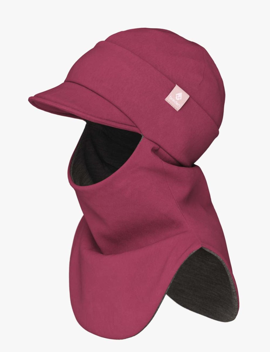 Merino-Lined Toddlers & Kids Peaked Hooded Hat & Scarf (Morris) - Tiny Tugz™