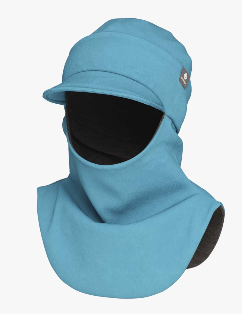 Merino-Lined Toddlers & Kids Peaked Hooded Hat & Scarf (Morris) - Tiny Tugz™