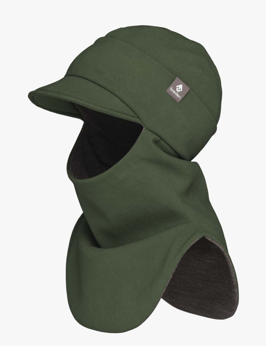 Merino-Lined Toddlers & Kids Peaked Hooded Hat & Scarf (Morris) - Tiny Tugz™