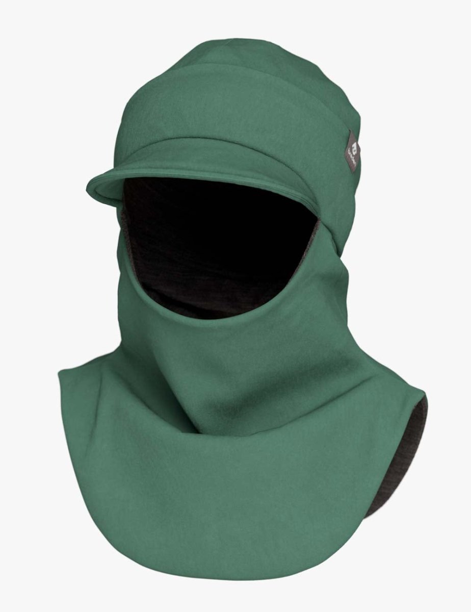 Merino-Lined Toddlers & Kids Peaked Hooded Hat & Scarf (Morris) - Tiny Tugz™