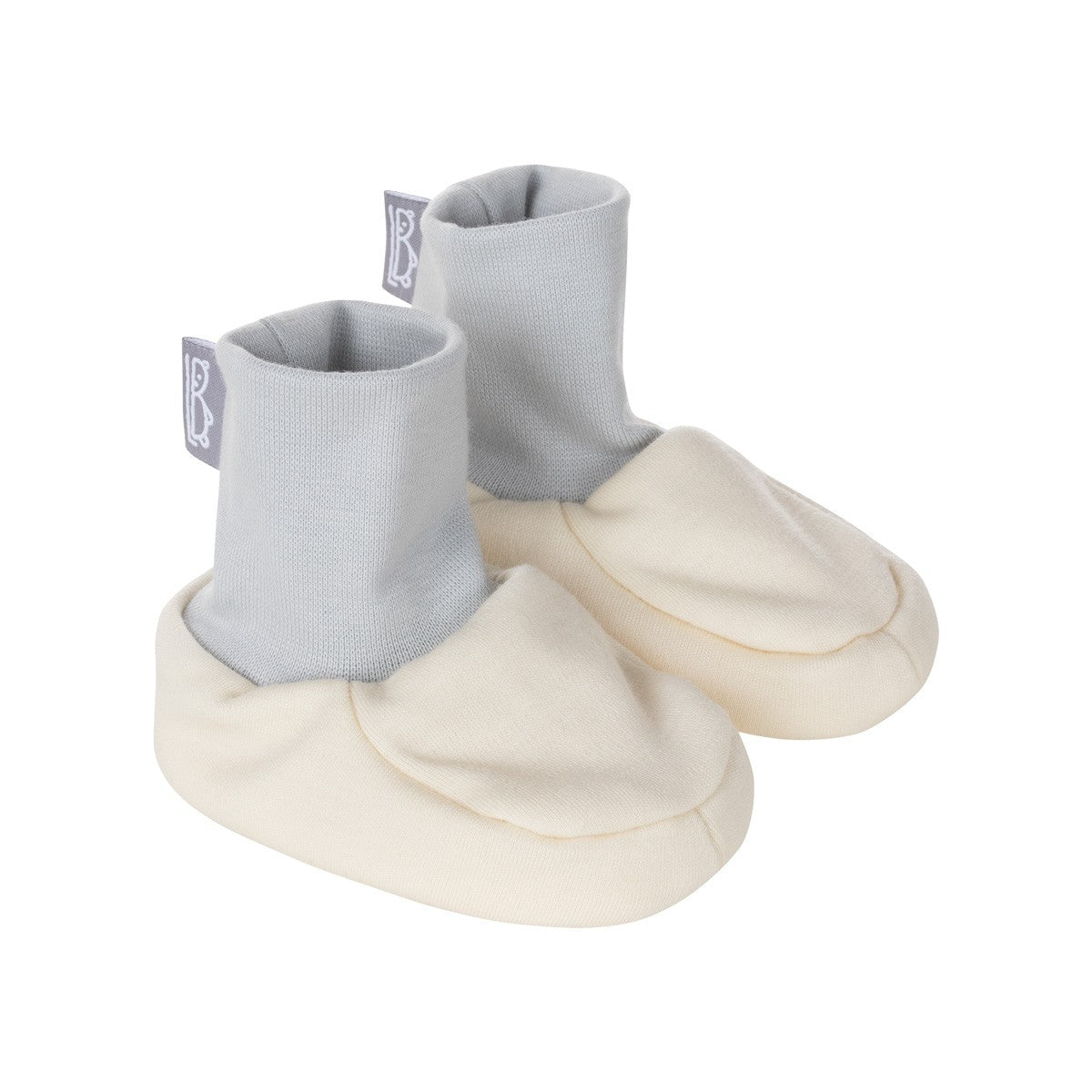 Merino Wool Baby Booties – White - Tiny Tugz™