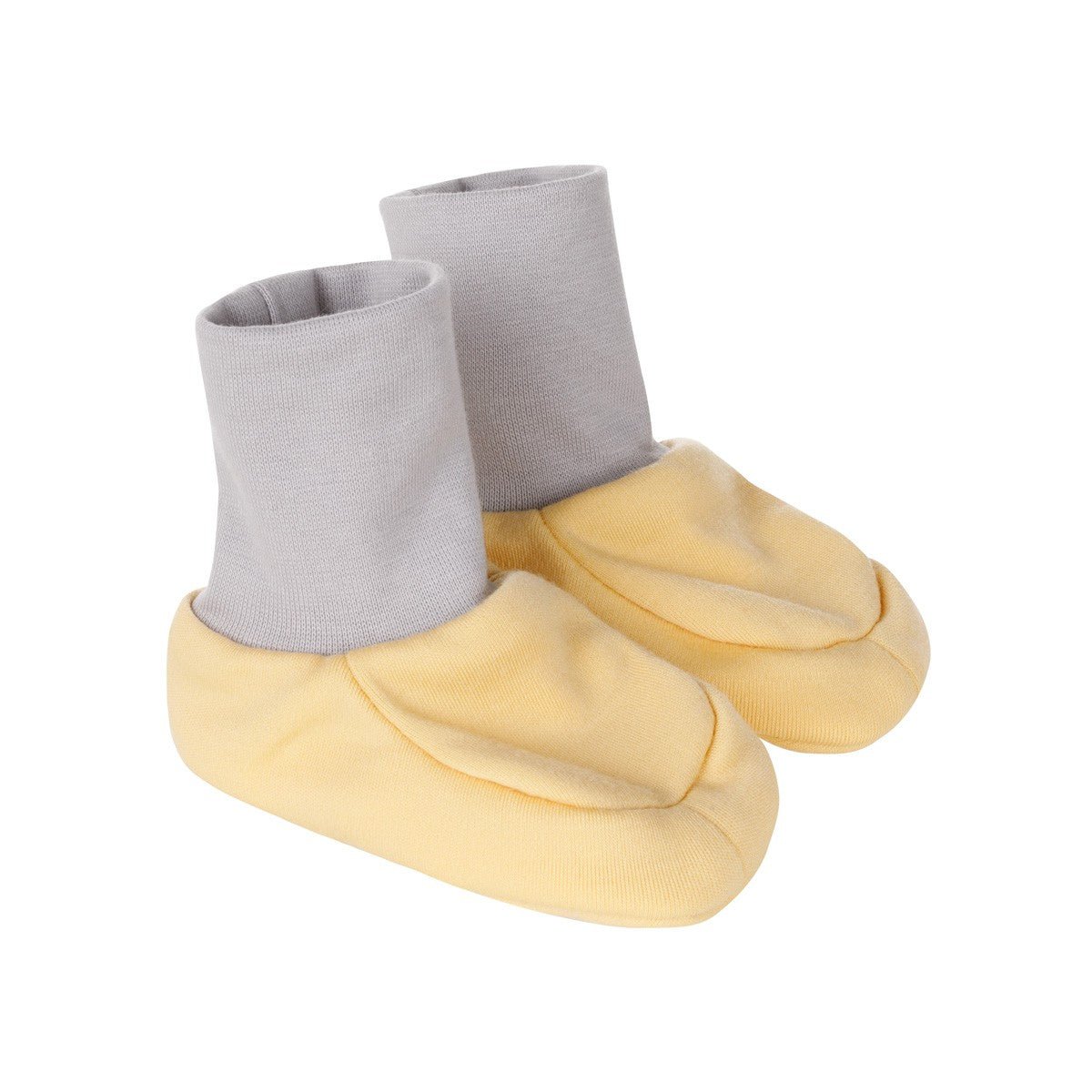 Merino Wool Baby Booties – Yellow - Tiny Tugz™