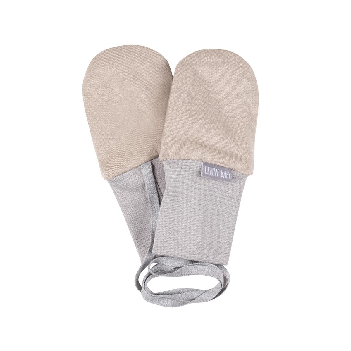 Merino Wool Baby Mittens – Beige - Tiny Tugz™