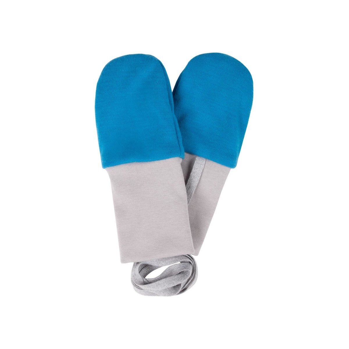 Merino Wool Baby Mittens – Bright Blue - Tiny Tugz™