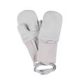 Merino Wool Baby Mittens with Thumb – Grey - Tiny Tugz™