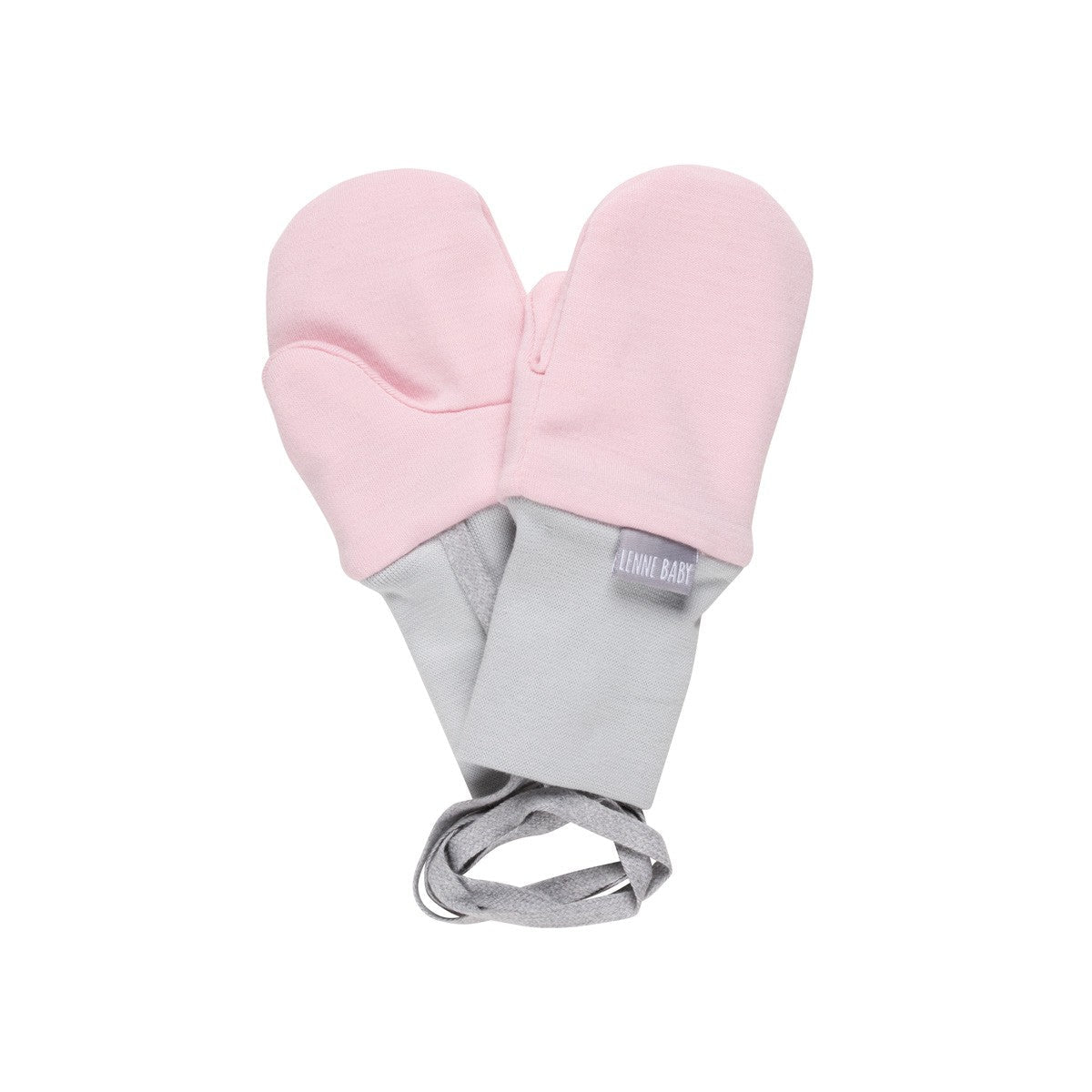Merino Wool Baby Mittens with Thumb – Light Pink - Tiny Tugz™