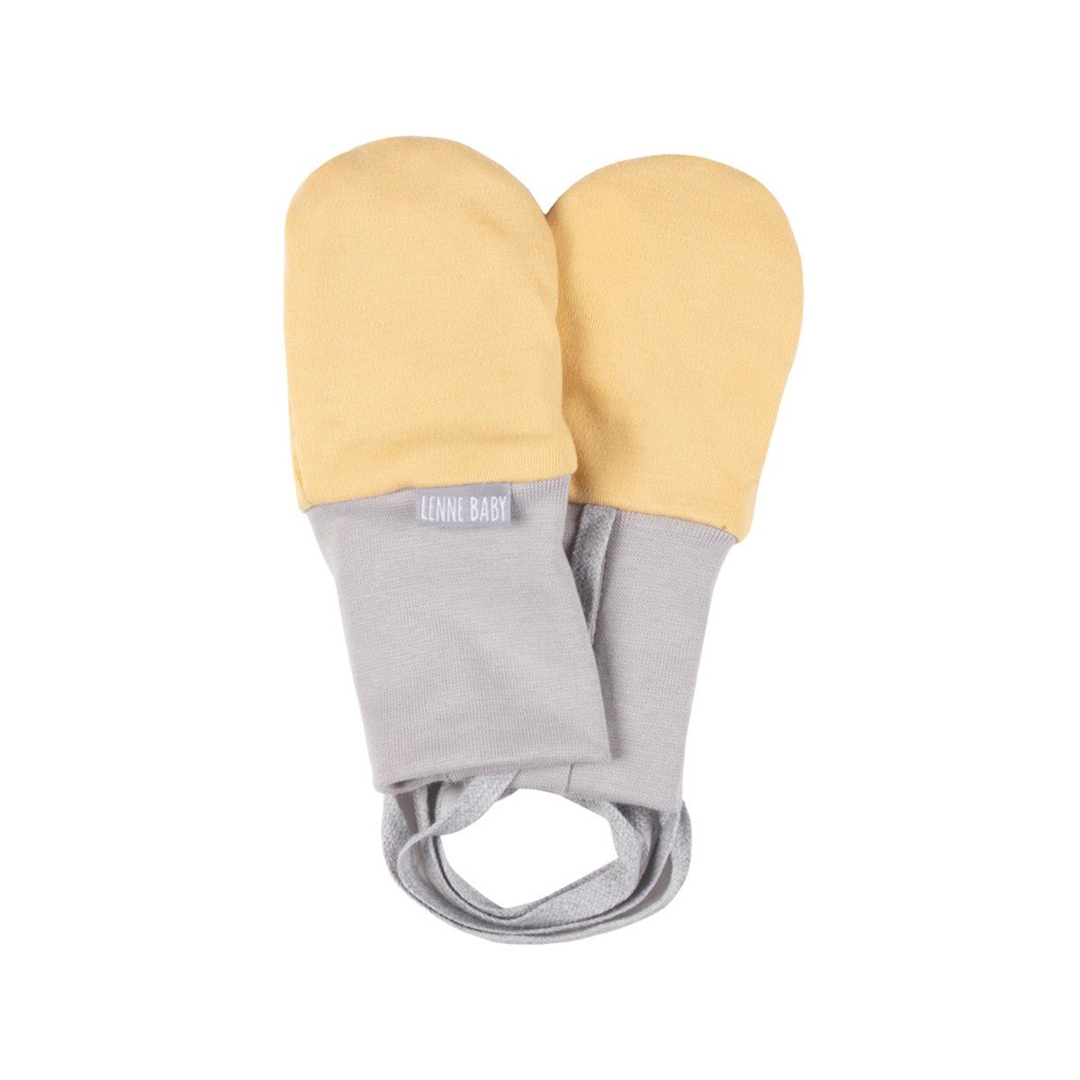 Merino Wool Baby Mittens – Yellow - Tiny Tugz™