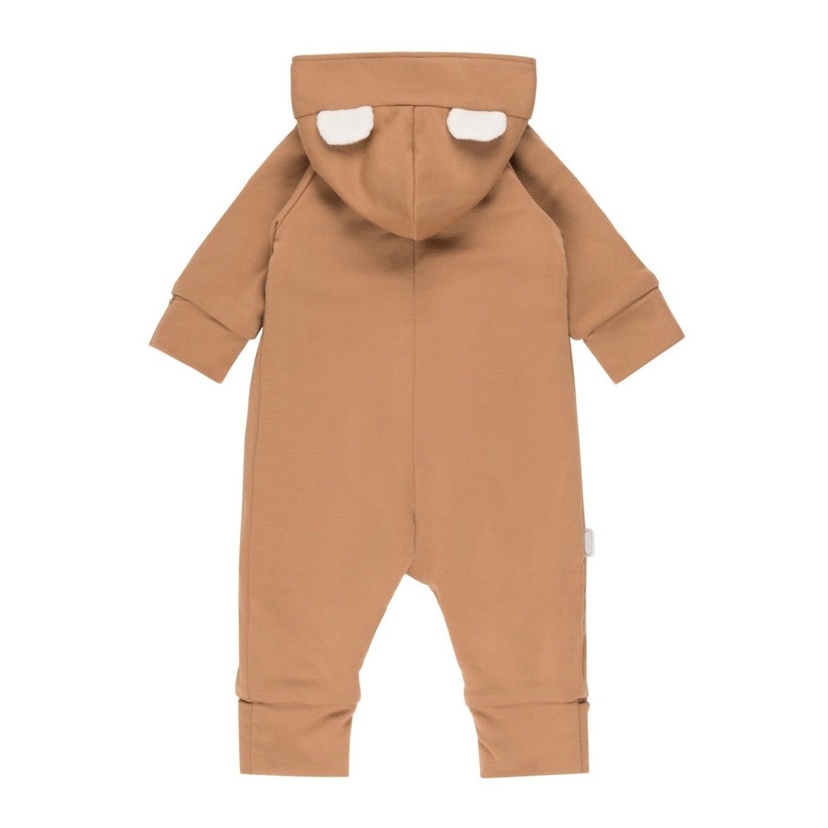 Merino Wool & Cotton Baby Overall (Bear Ears) – Brown - Tiny Tugz™