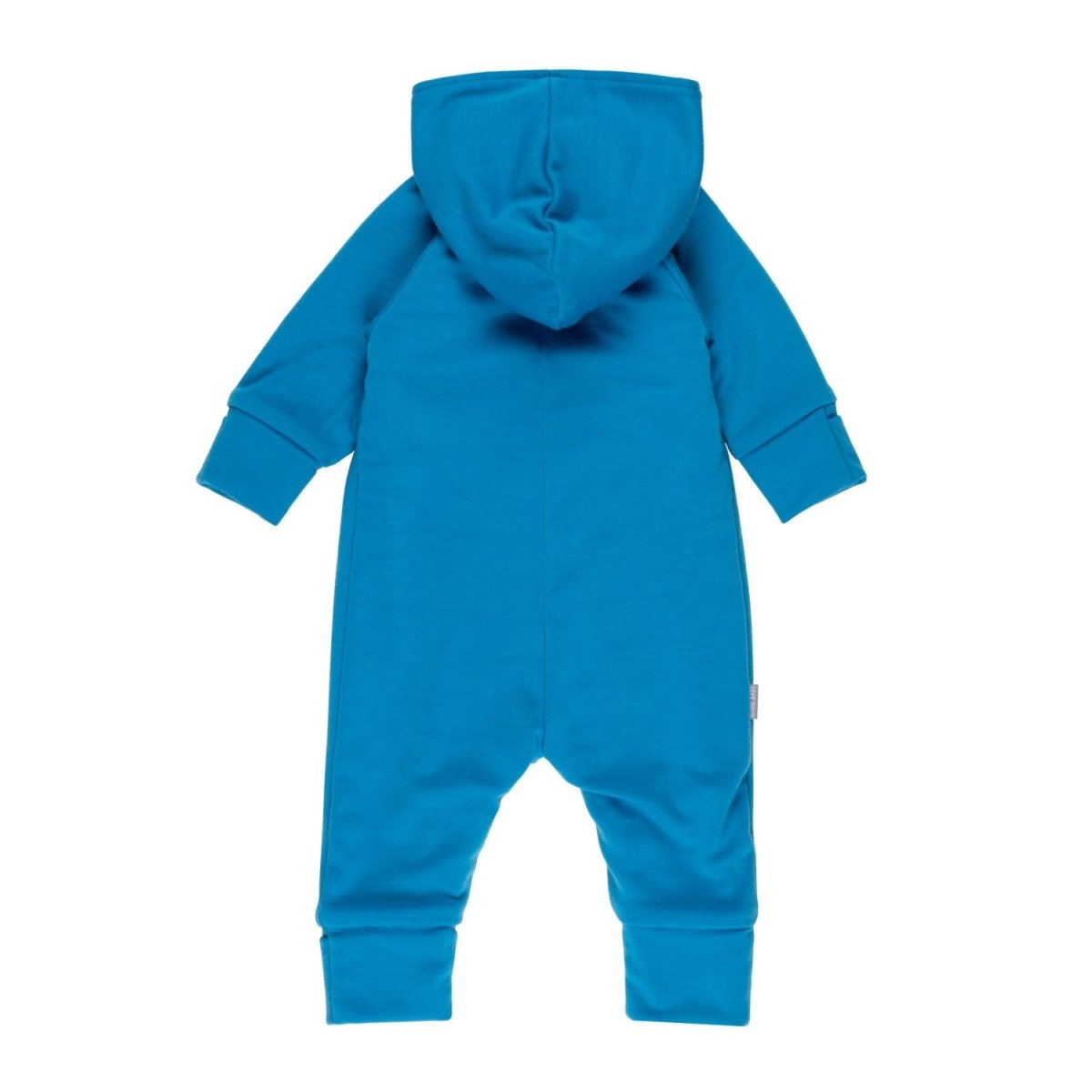 Merino Wool & Cotton Baby Overall – Bright Blue - Tiny Tugz™